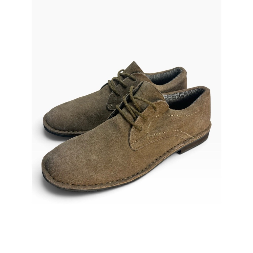 Rocket Dog Mens Size 11 Suede Oxford Shoes Tan Beige Casual RD1351-235 Low Top